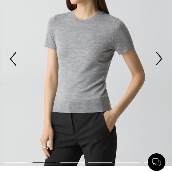 Theory Regal Wool Sweater Tees Sz S - two for $65 - Picture 8 of 14